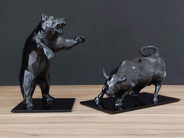 Touro E Urso Wall Street Nova York Bolsa De Valores - Printage 3D Menor preço em Touro E Urso Wall Street Nova York Bolsa De Valores - Printage 3D