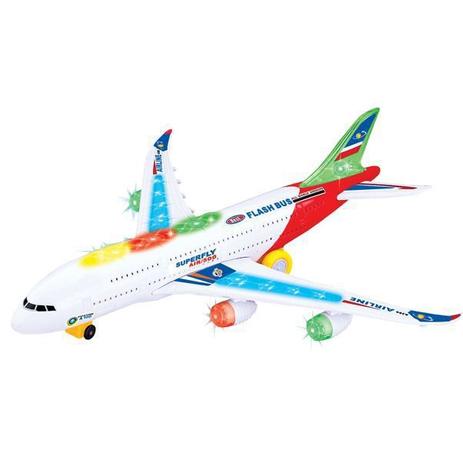 Toy Mix Avião Super Fly Flash Bus Air/500 RF710 Menor preço em Toy Mix Avião Super Fly Flash Bus Air/500 RF710