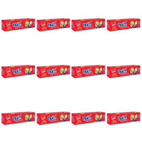 Tralálá Kids Creme Dental Morango 50g (Kit C/12) - Tralala Menor preço em Tralálá Kids Creme Dental Morango 50g (Kit C/12) - Tralala