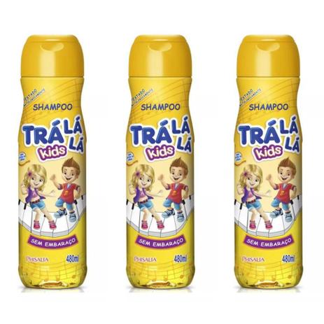 Tralálá Sem Embaraço Shampoo 480ml (Kit C/03) - Tralala Menor preço em Tralálá Sem Embaraço Shampoo 480ml (Kit C/03) - Tralala