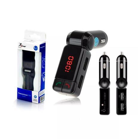 Transmissor Veicular Fm Mp3 Usb 2.1a Original Knup Menor preço em Transmissor Veicular Fm Mp3 Usb 2.1a Original Knup