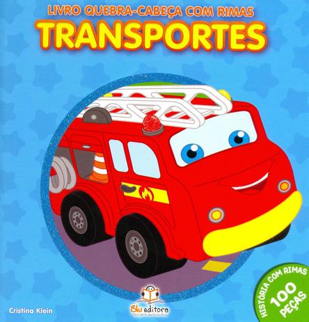 Transportes: Livro quebra-cabeça com rimas - Blu Menor preço em Transportes: Livro quebra-cabeça com rimas - Blu