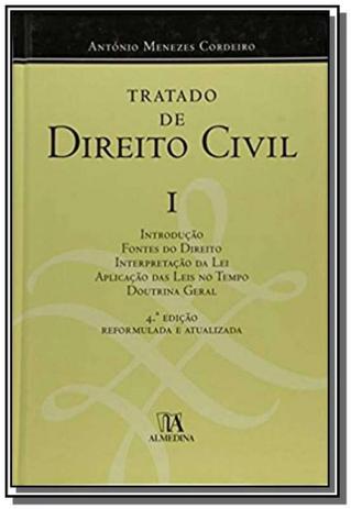 Tratado de direito civil - vol.1 - colecao menezes - Almedina Menor preço em Tratado de direito civil - vol.1 - colecao menezes - Almedina