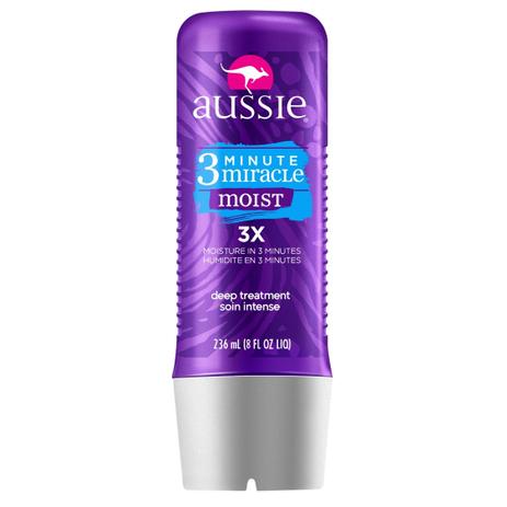 Tratamento Aussie Moist 3 Minutos Miraculosos 236ml Menor preço em Tratamento Aussie Moist 3 Minutos Miraculosos 236ml