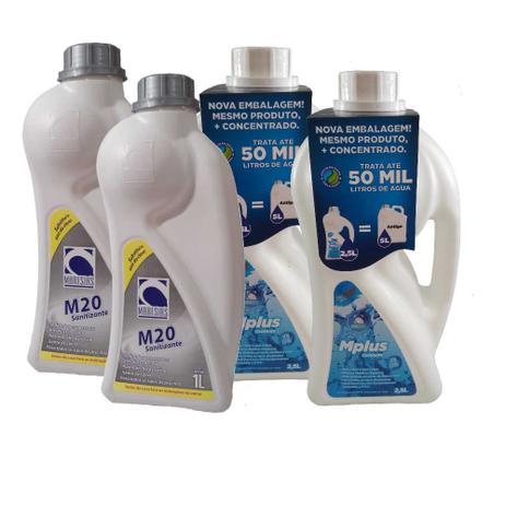 Tratamento Sem Cloro Piscina e SPA Kit M20 + M Plus (02 kits) - Maresias Menor preço em Tratamento Sem Cloro Piscina e SPA Kit M20 + M Plus (02 kits) - Maresias