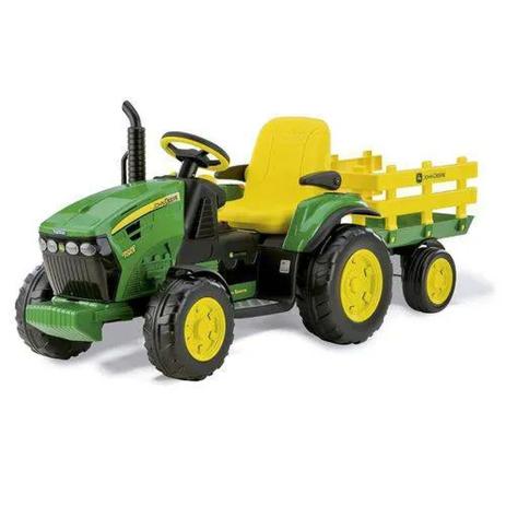 Trator Elétrico John Deere Ground Force 12volts - Peg-Pérego Menor preço em Trator Elétrico John Deere Ground Force 12volts - Peg-Pérego