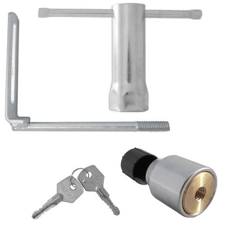 Trava Anti Furto Estepe Hilux S10 Sw4 F250 Ranger Frontier - Travas arad Menor preço em Trava Anti Furto Estepe Hilux S10 Sw4 F250 Ranger Frontier - Travas arad