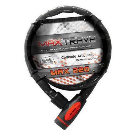 Trava Anti Furto Maxtrava Cadeado Articulado Max 220 22x1200mm - Scud Menor preço em Trava Anti Furto Maxtrava Cadeado Articulado Max 220 22x1200mm - Scud