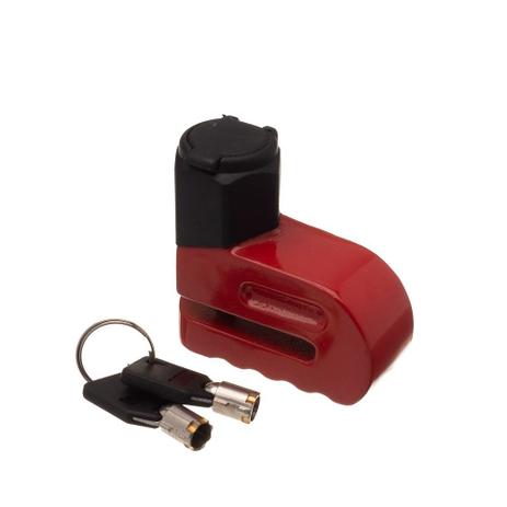 Trava De Disco (Anti-Roubo) Bering Largura 7Mm Pino 5.5Mm Vermelho Menor preço em Trava De Disco (Anti-Roubo) Bering Largura 7Mm Pino 5.5Mm Vermelho