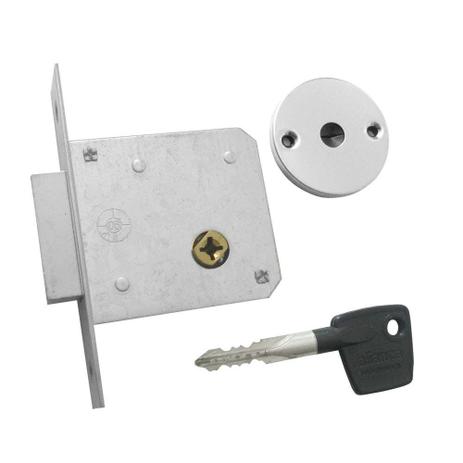 Trava de segurança dupla inox polido Aliança Menor preço em Trava de segurança dupla inox polido Aliança