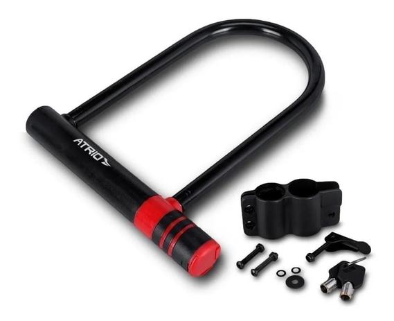 Trava Em U Tranca Cadeado Anti-furto Para Moto E Bike Atrio BI083 Menor preço em Trava Em U Tranca Cadeado Anti-furto Para Moto E Bike Atrio BI083