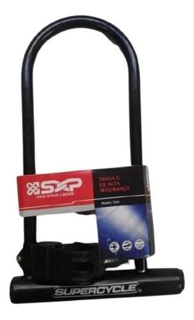 Trava Tranca U Sxp Lock Bicicleta Moto Universal Em Aço Menor preço em Trava Tranca U Sxp Lock Bicicleta Moto Universal Em Aço