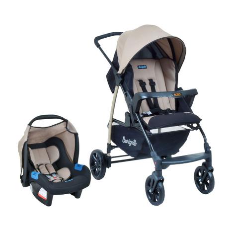 carrinho de bebe burigotto ecco red com bebe conforto touring se