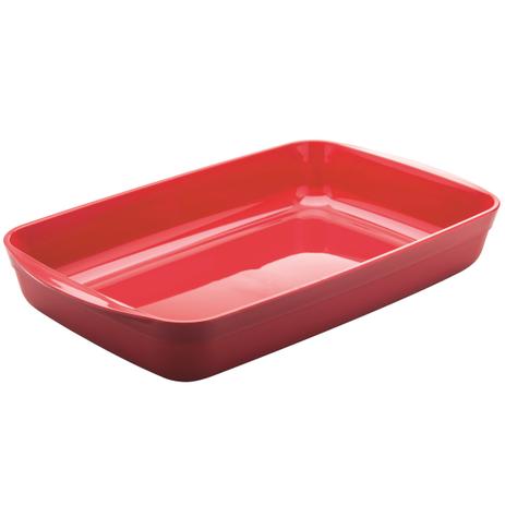 Travessa 2L Bandeja Tigela Retangular 33x20cm Polipropileno Vermelho - Ou Menor preço em Travessa 2L Bandeja Tigela Retangular 33x20cm Polipropileno Vermelho - Ou