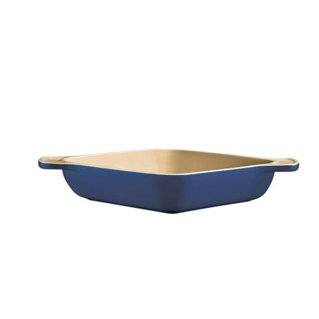 Travessa Cerâmica Quadrada Rasa 22 cm Lyon Azul - Tramontina é boa?