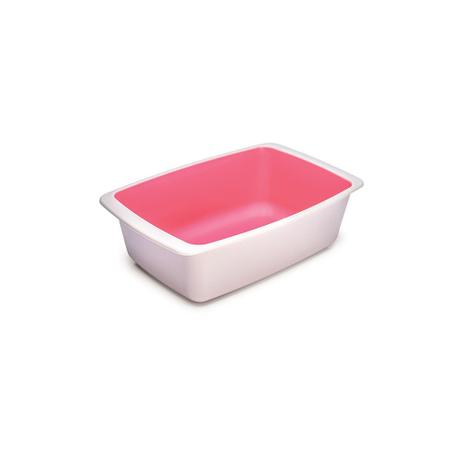 Travessa de Plástico Retangular 460 ml Rose sem Tampa Duo Chef plasutil Menor preço em Travessa de Plástico Retangular 460 ml Rose sem Tampa Duo Chef plasutil