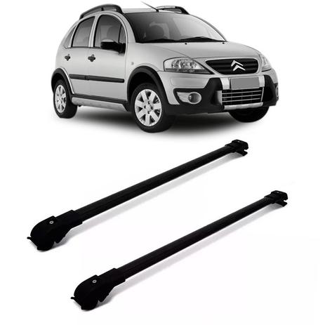 Travessa De Teto Citroen C3 Xtr 2006 A 2012 Aluminio Slim Preto - Sp rack é boa?