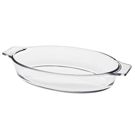 Travessa de vidro oval refrataria 27x15,6x4,5cm 800ml - Western Menor preço em Travessa de vidro oval refrataria 27x15,6x4,5cm 800ml - Western