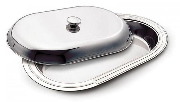 Travessa Inox com Tampa Inox Ciclo Tramontina 61517350 Menor preço em Travessa Inox com Tampa Inox Ciclo Tramontina 61517350