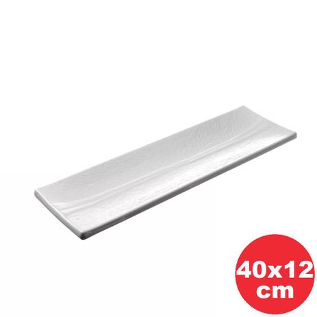 Travessa Melamina Retangular Texture Branco Haus 40,5x12,2x2,8cm Ds5994 Menor preço em Travessa Melamina Retangular Texture Branco Haus 40,5x12,2x2,8cm Ds5994