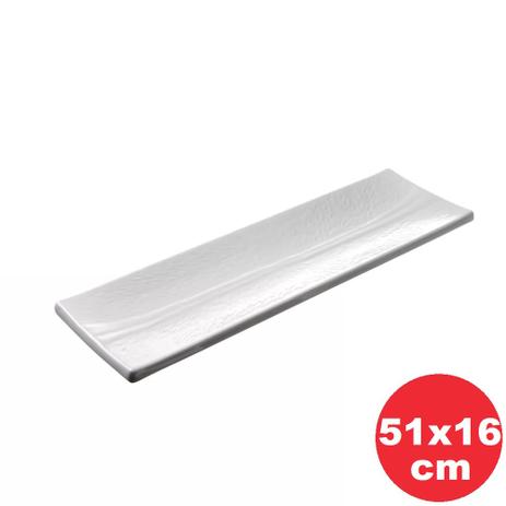 Travessa Melamina Retangular Texture Branco Haus 51,5x16x3cm Ds-5996 Menor preço em Travessa Melamina Retangular Texture Branco Haus 51,5x16x3cm Ds-5996