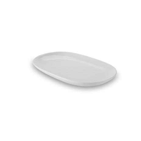 Travessa Oval Rasa Buffet 26 x 16,5 x 2,5 cm em Melamina Branca - Brinox Menor preço em Travessa Oval Rasa Buffet 26 x 16,5 x 2,5 cm em Melamina Branca - Brinox