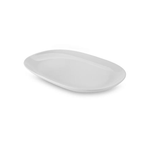 Travessa Oval Rasa Buffet 33,5 x 21,5 x 3 cm em Melamina Branca - Brinox Menor preço em Travessa Oval Rasa Buffet 33,5 x 21,5 x 3 cm em Melamina Branca - Brinox
