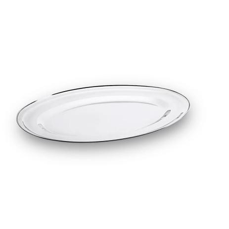 Travessa Oval Rasa Jornata 40x28x3 cm Inox - Brinox Menor preço em Travessa Oval Rasa Jornata 40x28x3 cm Inox - Brinox