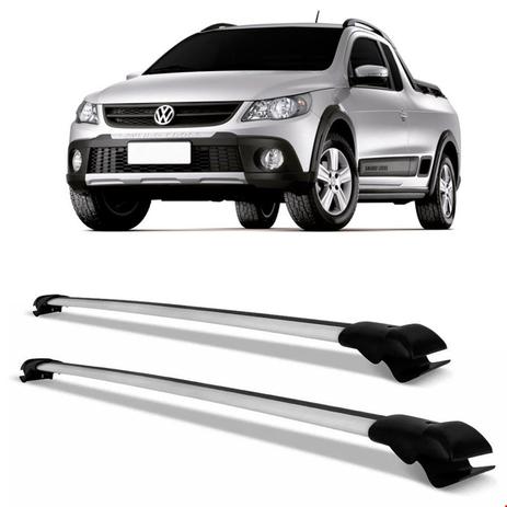 Travessa Rack Bagageiro Saveiro Cross 2009 A 2016 Slim Prata - Sp rack Menor preço em Travessa Rack Bagageiro Saveiro Cross 2009 A 2016 Slim Prata - Sp rack