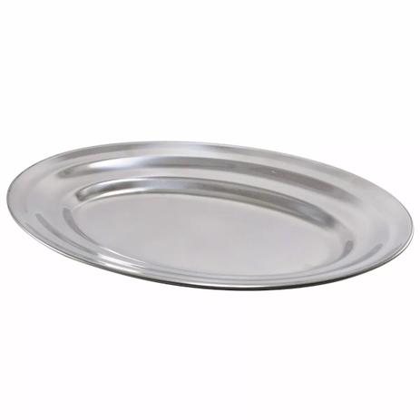 Travessa Rasa 35cm Inox Salada Petisco Bar Pub Restaurante - Zanline Menor preço em Travessa Rasa 35cm Inox Salada Petisco Bar Pub Restaurante - Zanline
