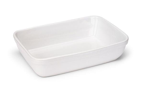 Travessa Refratária Retangular 24cm de Cerâmica Branca 1,2 L - Vianagrés Menor preço em Travessa Refratária Retangular 24cm de Cerâmica Branca 1,2 L - Vianagrés