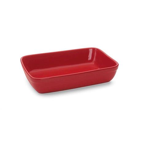 Travessa refratária retangular 29CM vermelha - RICAELLE - Western Menor preço em Travessa refratária retangular 29CM vermelha - RICAELLE - Western