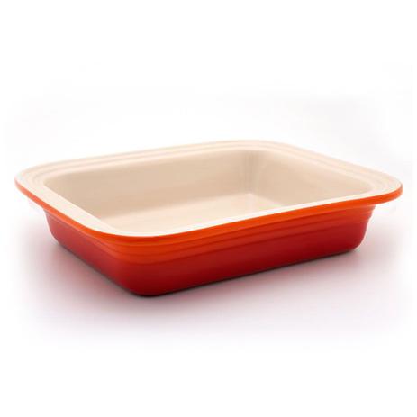 Travessa Retangular Funda 2,5 Litros Laranja Le Creuset Menor preço em Travessa Retangular Funda 2,5 Litros Laranja Le Creuset