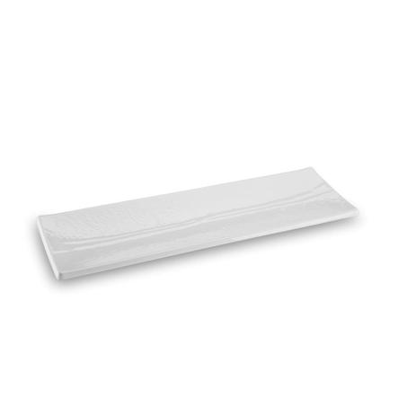Travessa Retangular Rasa 51 x 15,5 x 3 cm em Melamina Branca - Brinox Menor preço em Travessa Retangular Rasa 51 x 15,5 x 3 cm em Melamina Branca - Brinox