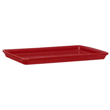 Travessa Retangular Rasa Mondoceram Gourmet A31551 26x17cm Vermelha Menor preço em Travessa Retangular Rasa Mondoceram Gourmet A31551 26x17cm Vermelha