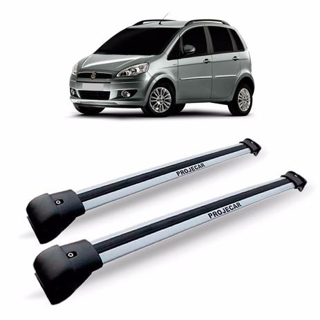 Travessa Teto Fiat Idea 2006 A 2016 Aluminio Larga Prata - Sp rack Menor preço em Travessa Teto Fiat Idea 2006 A 2016 Aluminio Larga Prata - Sp rack