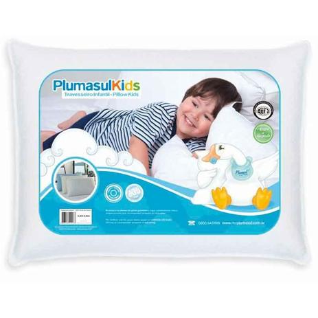 Travesseiro 50 Pluma de Ganso 50 Fibra Siliconizadas Baby - 30x40 - Percal 233 Fios - 100 Algodã - Plumasul Menor preço em Travesseiro 50 Pluma de Ganso 50 Fibra Siliconizadas Baby - 30x40 - Percal 233 Fios - 100 Algodã - Plumasul