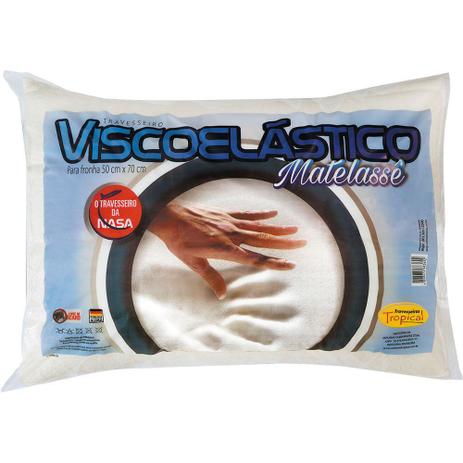 Travesseiro 50x70cm Visco Nasa Matelassê Tropical Menor preço em Travesseiro 50x70cm Visco Nasa Matelassê Tropical