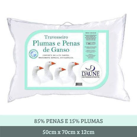 Travesseiro 85% Penas 15% Plumas - Antialérgico - 50x70 - Daune é boa?