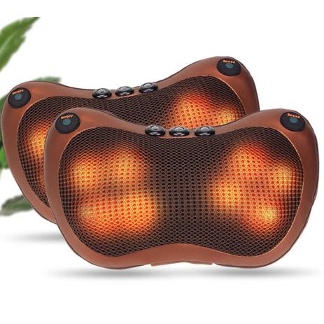 Travesseiro Almofada Massagem Enconsto Massageador Pescoço Alivia Tensão Nuca Elétrico Shiatsu Bivolt - Online Menor preço em Travesseiro Almofada Massagem Enconsto Massageador Pescoço Alivia Tensão Nuca Elétrico Shiatsu Bivolt - Online