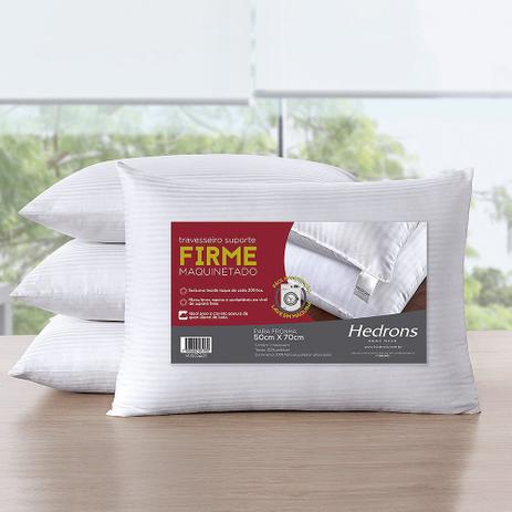 Travesseiro com Toque de Seda Maquinetado Suporte Firme - Hedrons é boa?