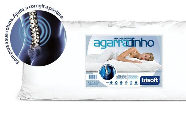 Travesseiro de Corpo Agarradinho 40x130cm Trisoft Menor preço em Travesseiro de Corpo Agarradinho 40x130cm Trisoft