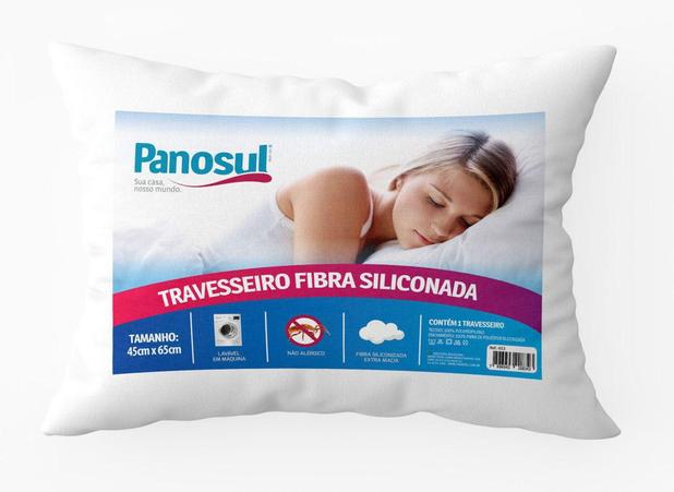 Travesseiro de Fibra Siliconada 45cm x 65cm - Pano Sul - Panosul é boa?