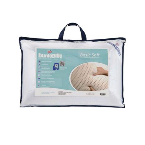 Travesseiro de Látex Basic Soft Dunlopillo - Copespuma Menor preço em Travesseiro de Látex Basic Soft Dunlopillo - Copespuma