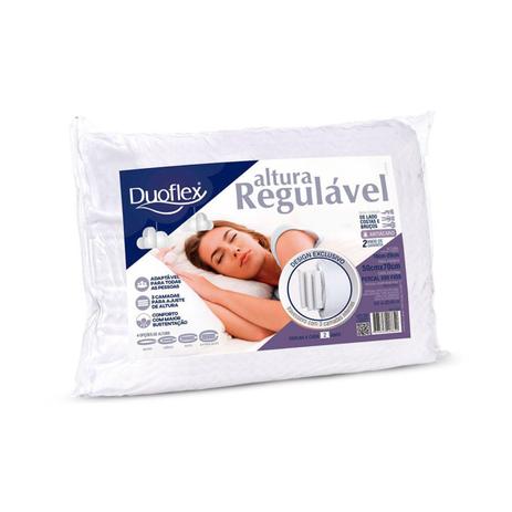 Travesseiro Duoflex Altura Regulável, com 04 opções de altura Menor preço em Travesseiro Duoflex Altura Regulável, com 04 opções de altura