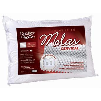 Travesseiro Duoflex Molas Cervical MN2101 50x70 Menor preço em Travesseiro Duoflex Molas Cervical MN2101 50x70