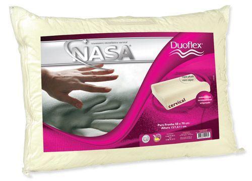 Travesseiro Duoflex Nasa Cervical Viscoelástico Cervical NASA Menor preço em Travesseiro Duoflex Nasa Cervical Viscoelástico Cervical NASA