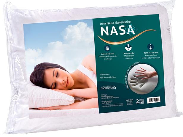 Travesseiro duoflex nasa sonomax Menor preço em Travesseiro duoflex nasa sonomax