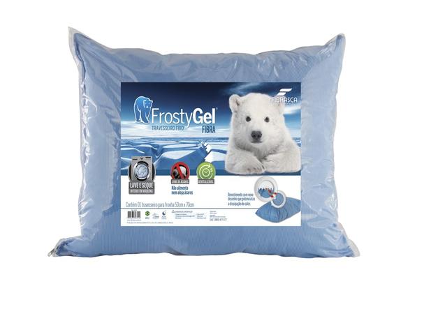 Travesseiro Frostygel fibra lavável 50cm x 70cm Fibrasca Menor preço em Travesseiro Frostygel fibra lavável 50cm x 70cm Fibrasca