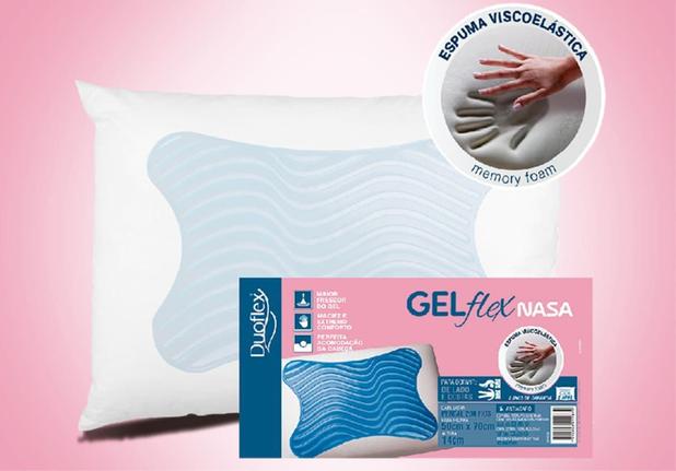 Travesseiro GELFlex NASA 50 x 70cm - Duoflex é boa?